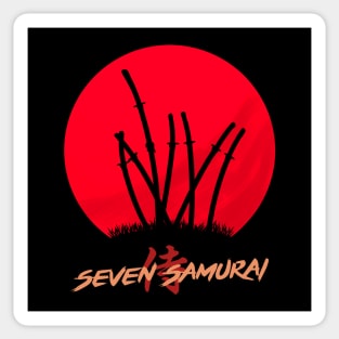 Mod.8 Seven Samurai Japanese Sticker